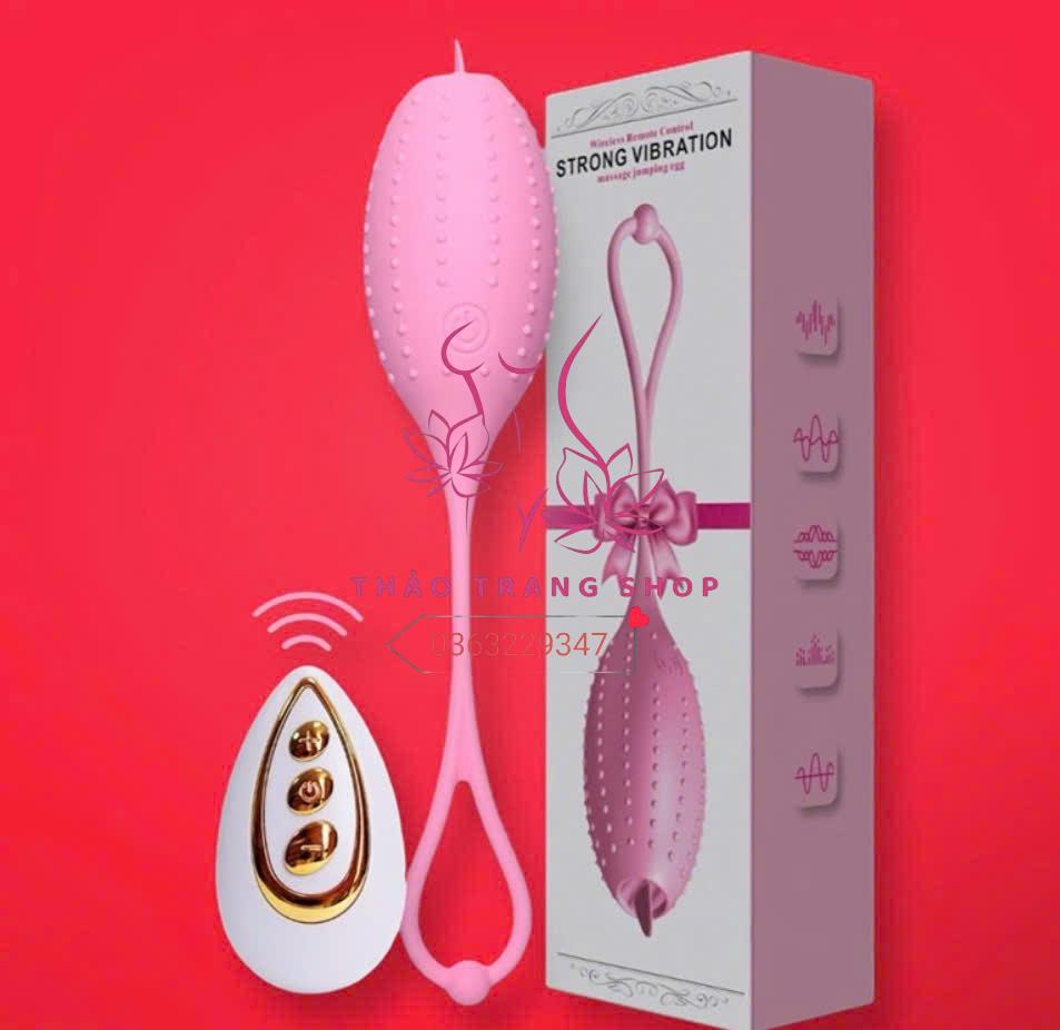 Trứng gai lưỡi massage có dây đeo chống trượt - Ảnh 3